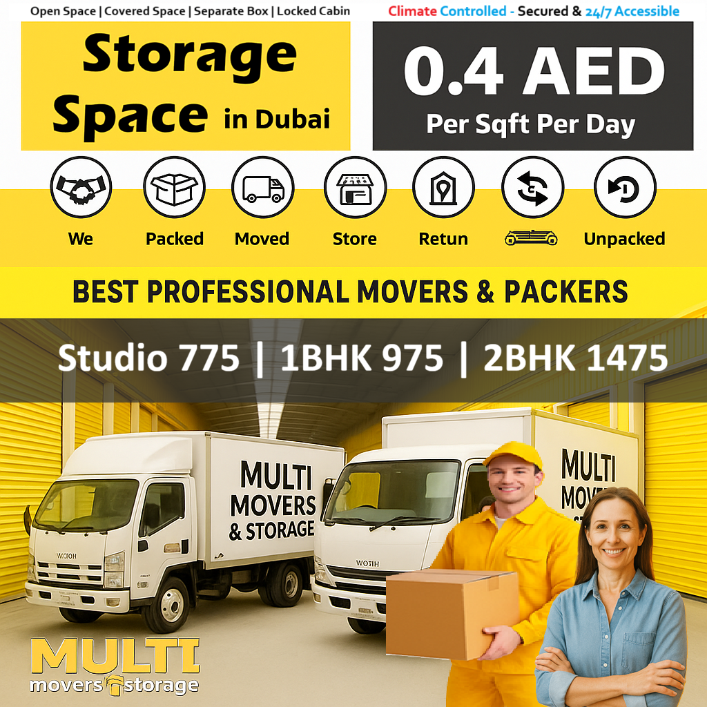Multi Movers & Storage Facebook ad