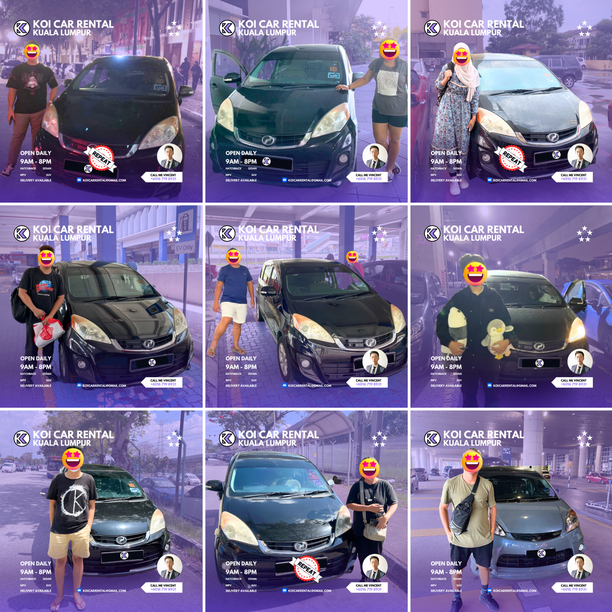 Koi Car Rental Facebook ad: Confirm Best Price, PM us now!