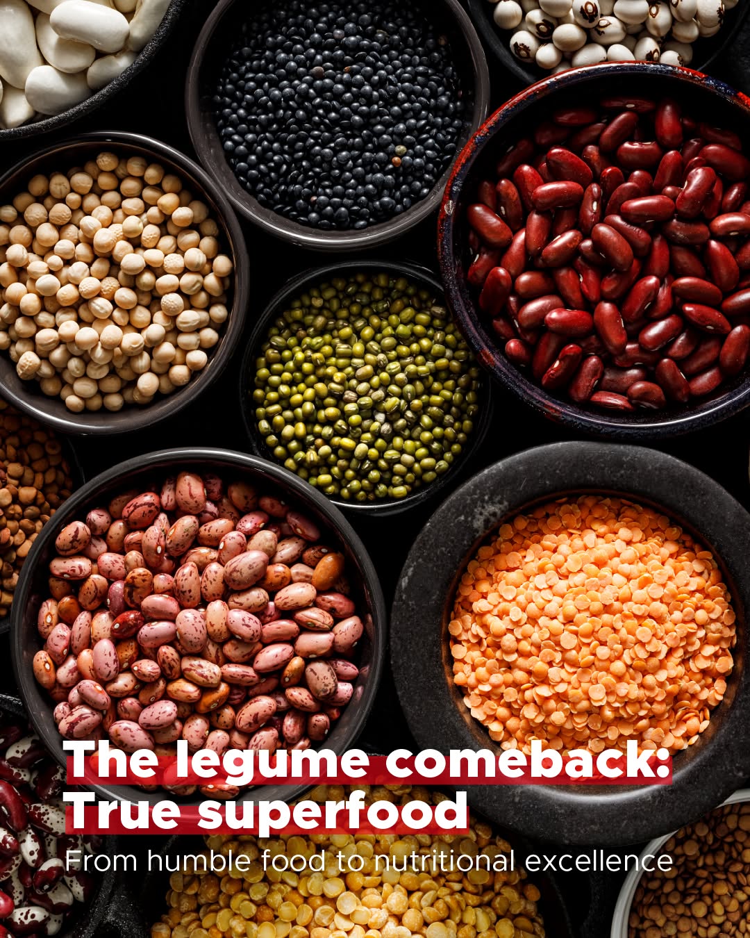 TuttoFood Milano Facebook ad: Legumes are the superfood you've been looking for!