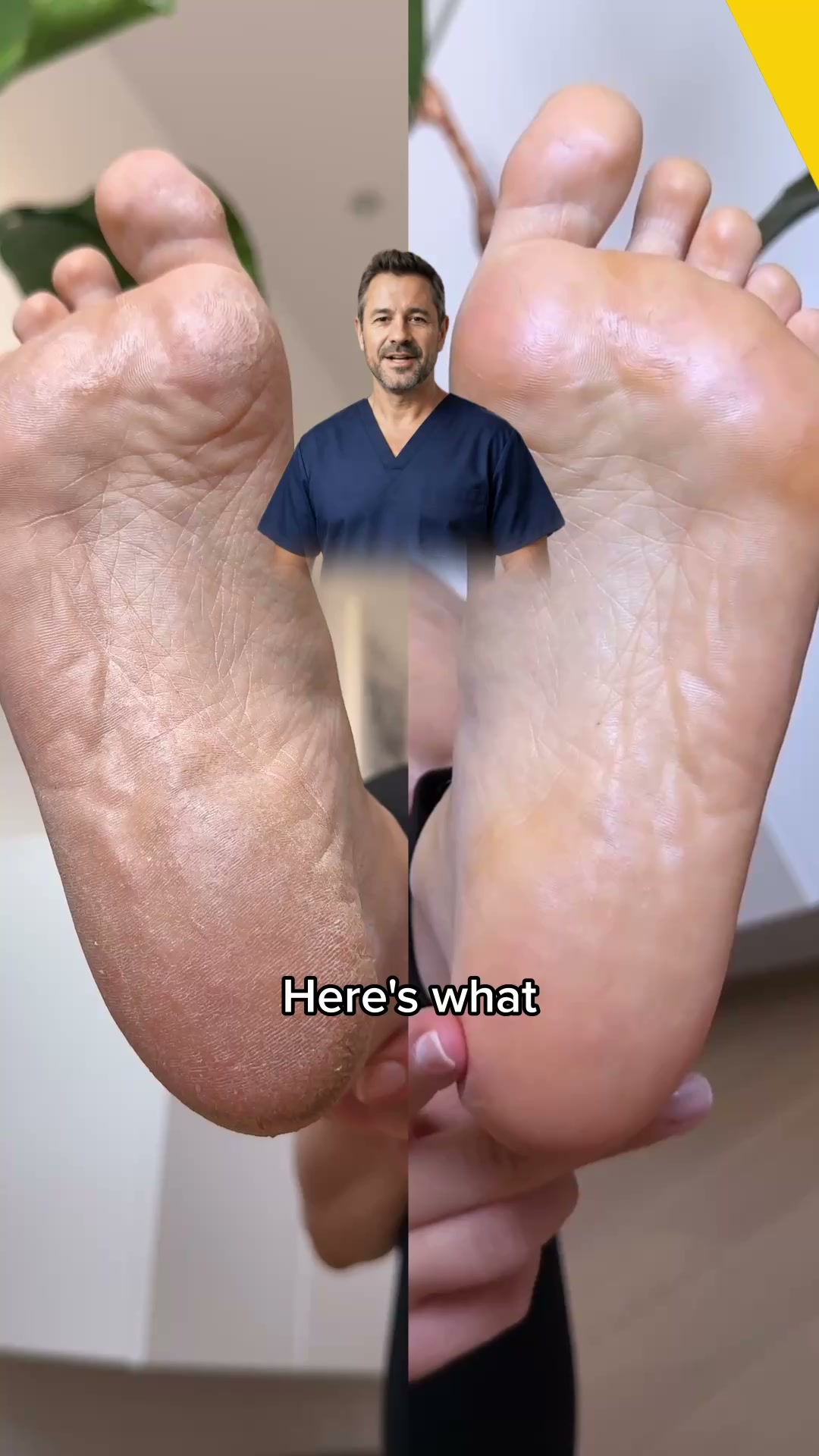 Skinmore Magazine Facebook ad: Baby soft feet in 5 minutes flat