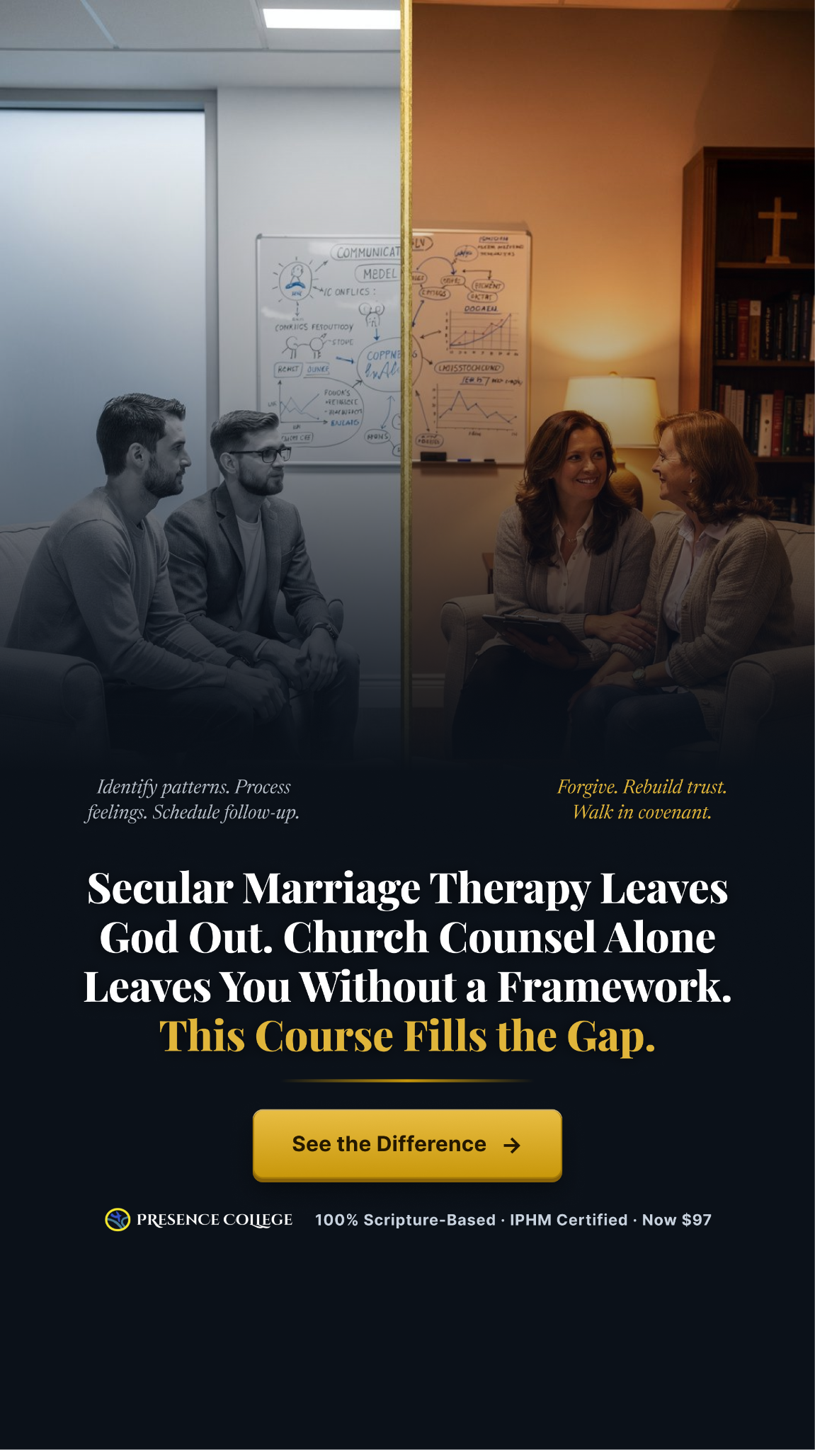 Presence College Facebook ad