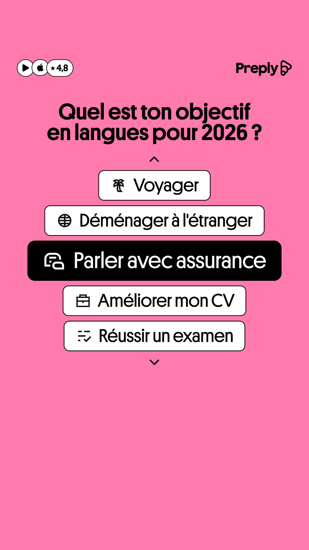 Preply Facebook ad