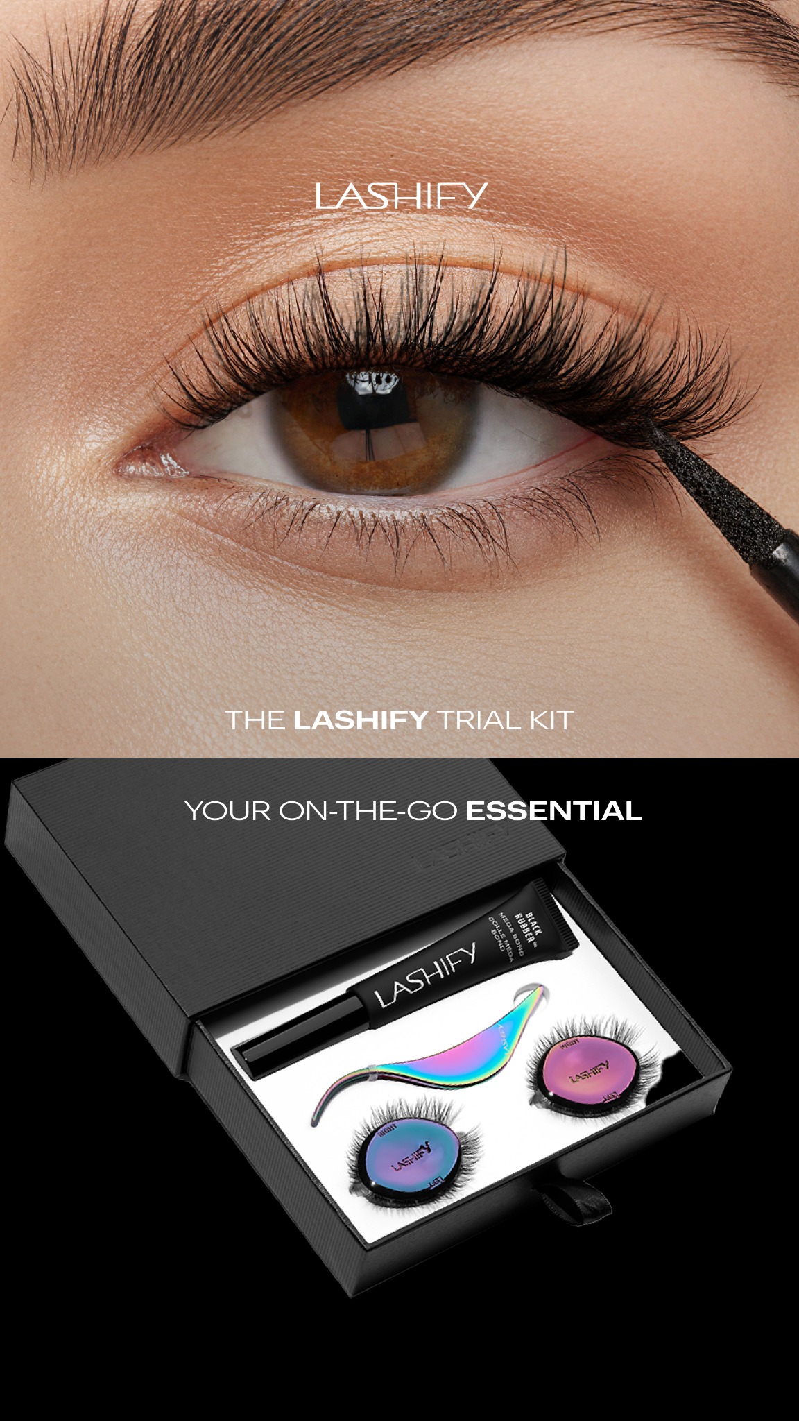 Lashify Facebook ad