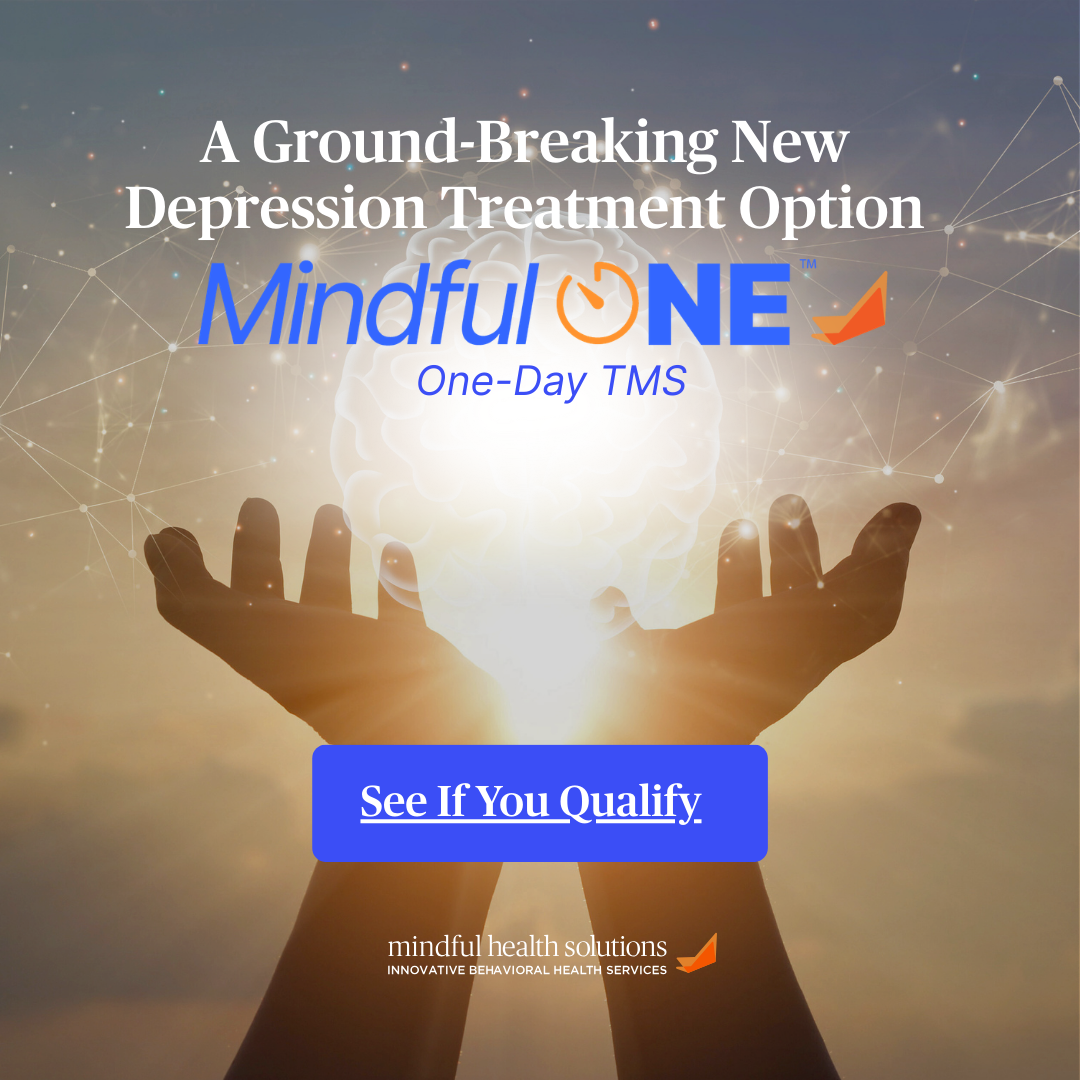 Mindful Health Solutions Facebook ad: Seek True Healing with One-Day Depression Treatment