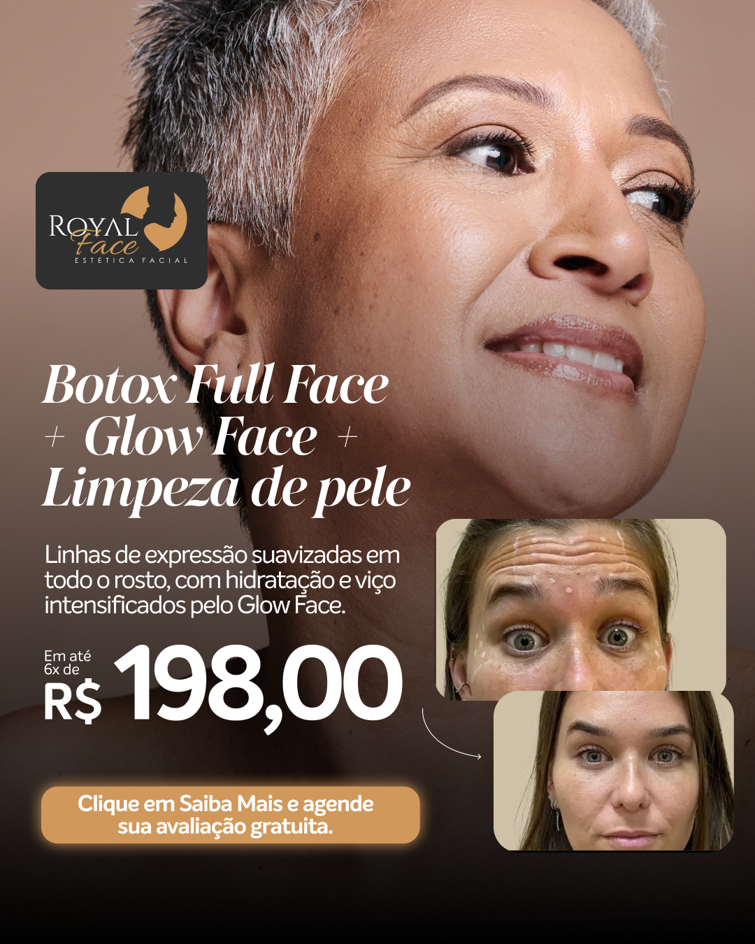 Royal Face Facebook ad