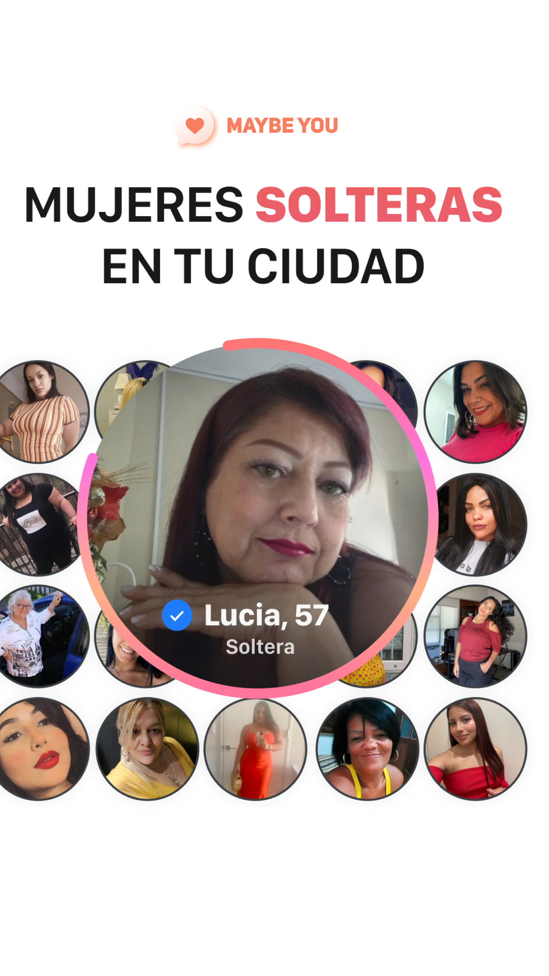 MaybeYou Dating App Facebook ad: Dating and Chat - Maybe You