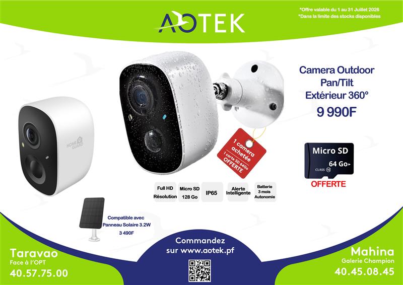 Aotek Facebook ad: AOTEK vous présente les offres vacances en sécurité…