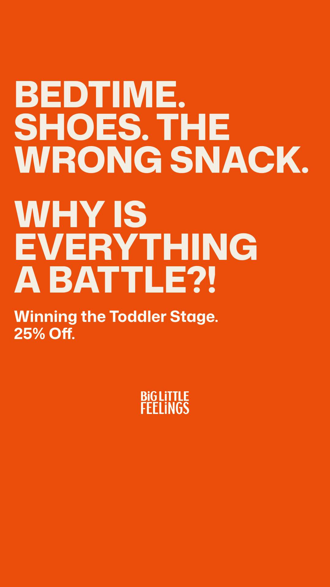 Big Little Feelings Facebook ad