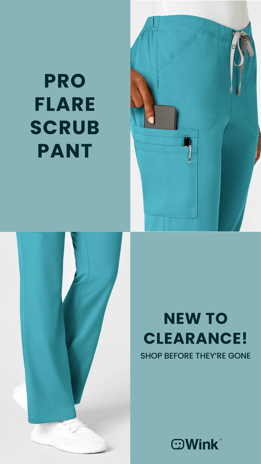 Wink Scrubs Facebook ad