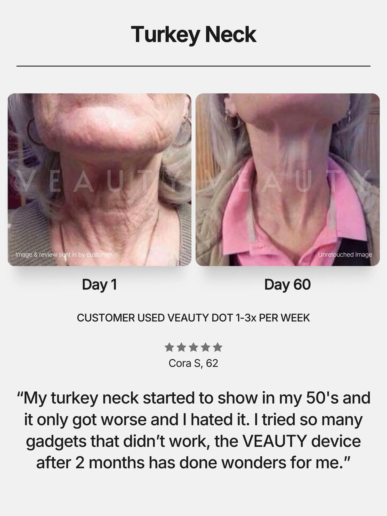 Veauty Facebook ad