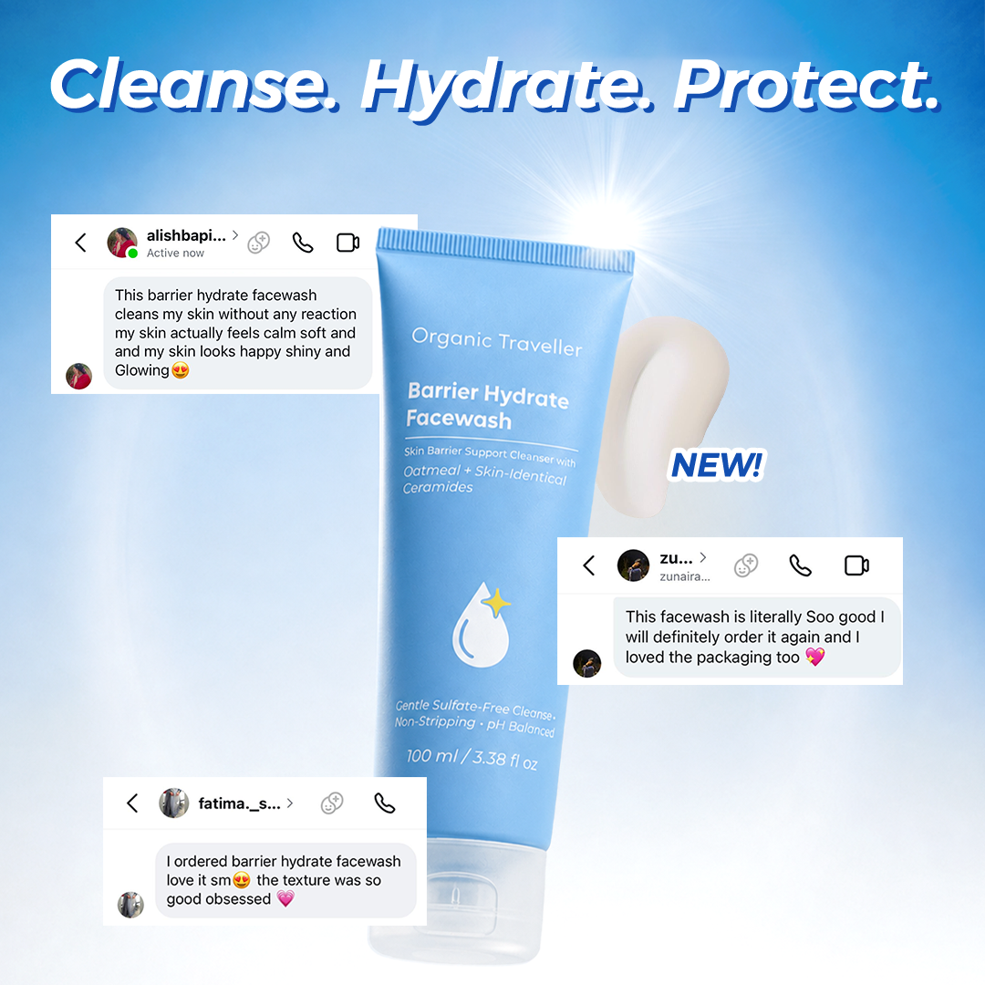 Organic Traveller - Skincare Facebook ad