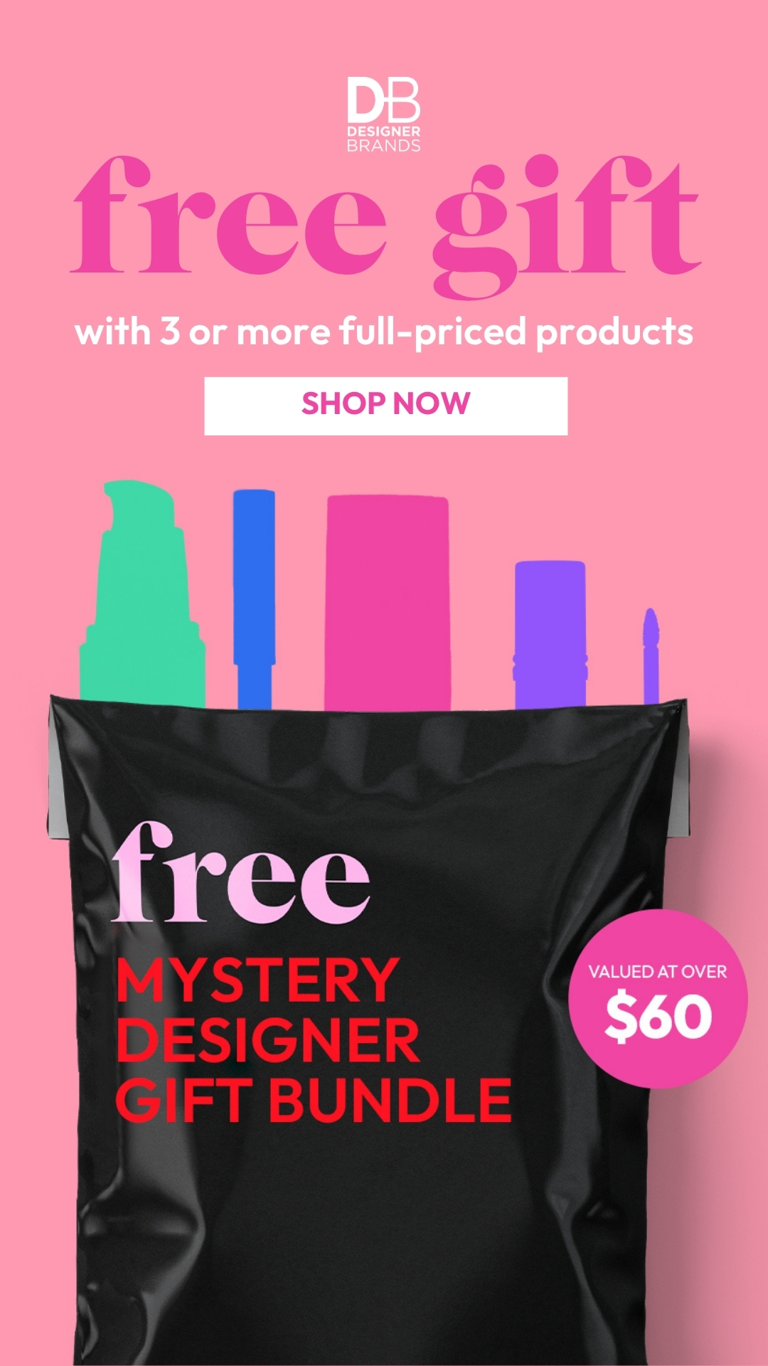 Designer Brands Cosmetics Facebook ad