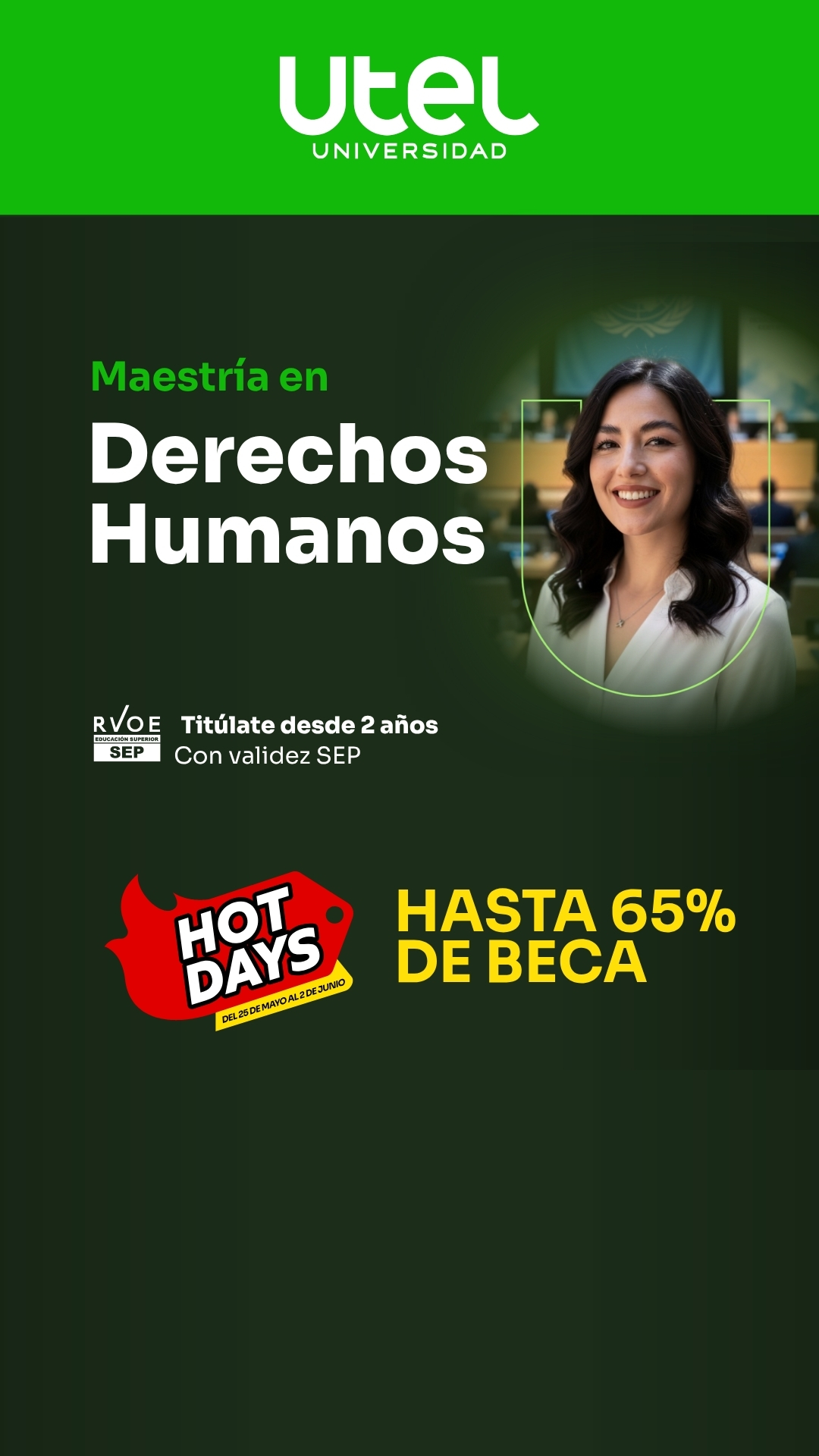 Utel Universidad Facebook ad
