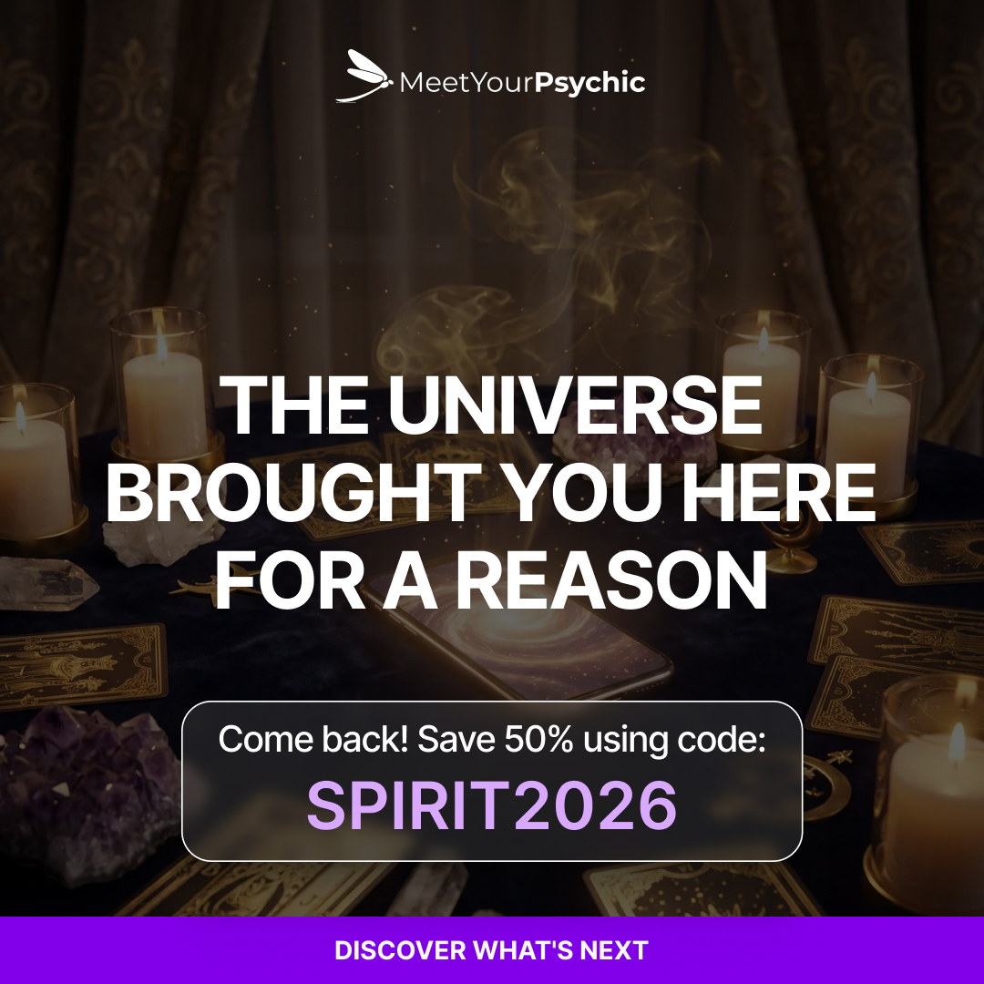 Meet Your Psychic Facebook ad: Your Reading is Waiting.