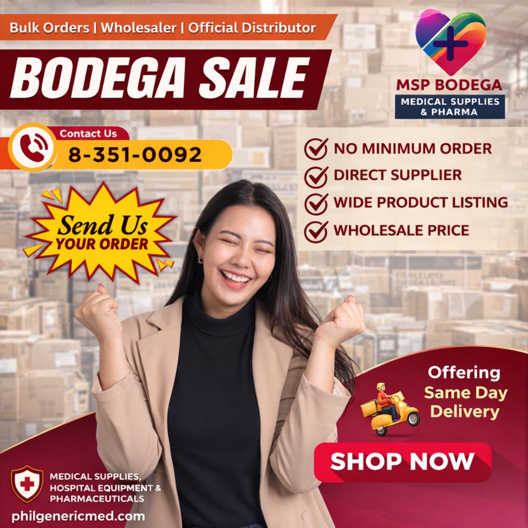 Medical Supplies Bodega - New Facebook ad: FOR WHOLESALE, RESELLERS AND BULK ORDERS OF PHILIPPINE…