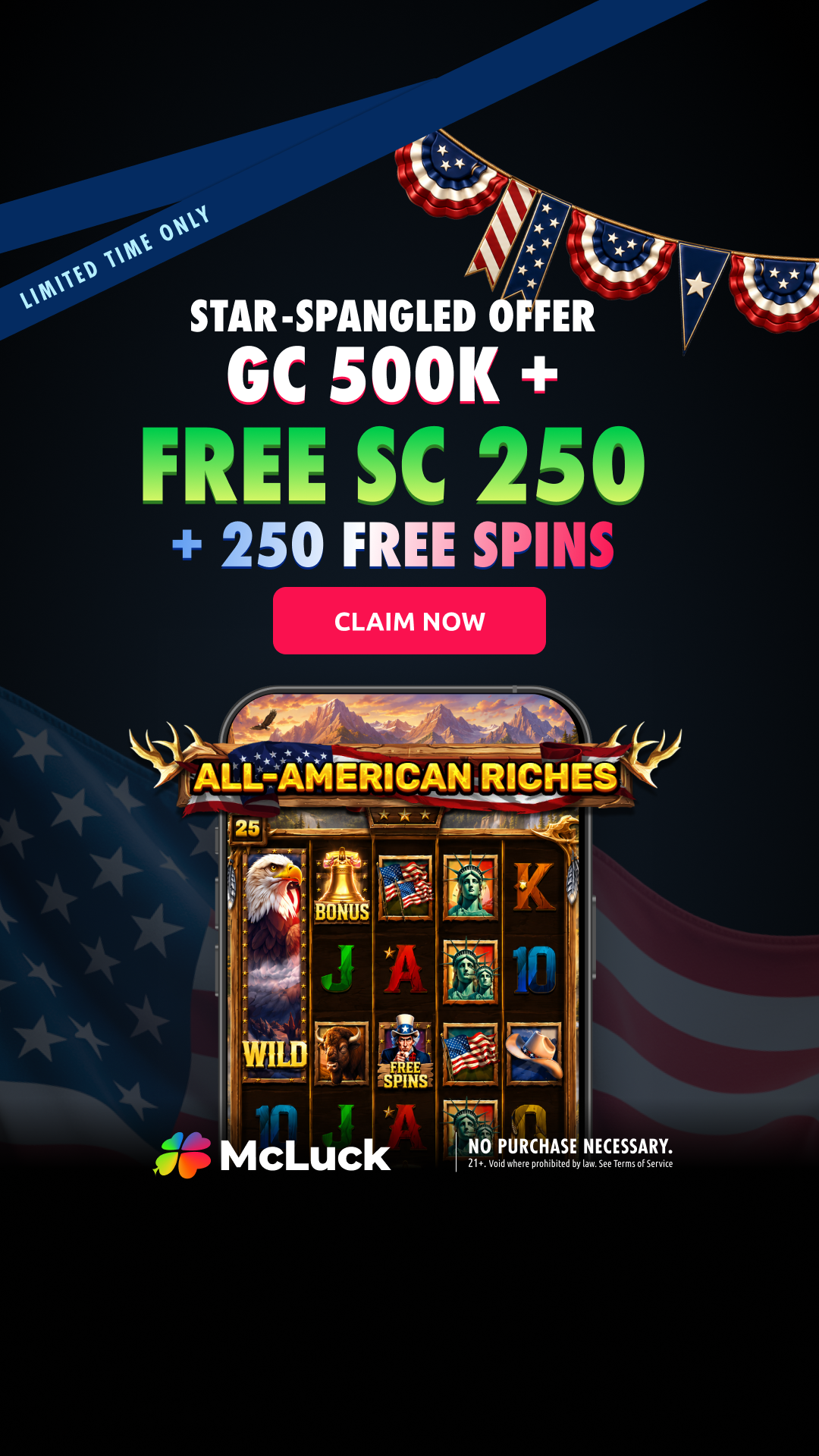 McLuck.com Facebook ad