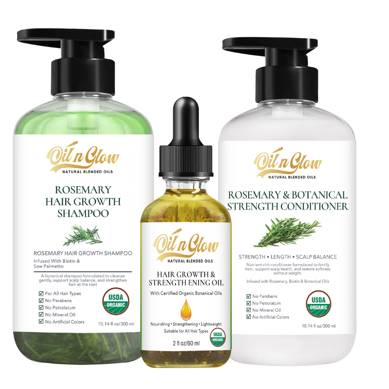 OilnGlow Facebook ad: Complete Glow Care Bundles