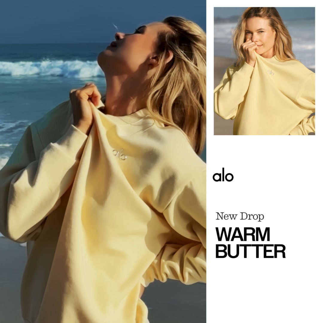 Alo Yoga Facebook ad: Warm Butter