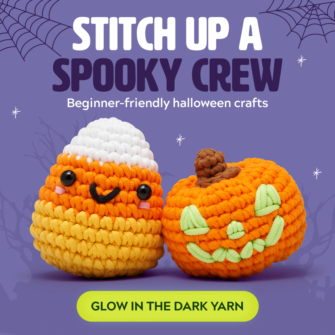 The Woobles Facebook ad: Spooky season, stitched by you