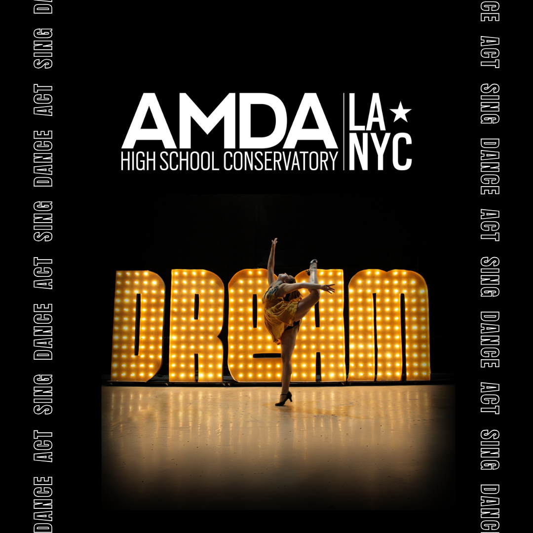 AMDA High School Conservatory Facebook ad from Oct 2, 2025