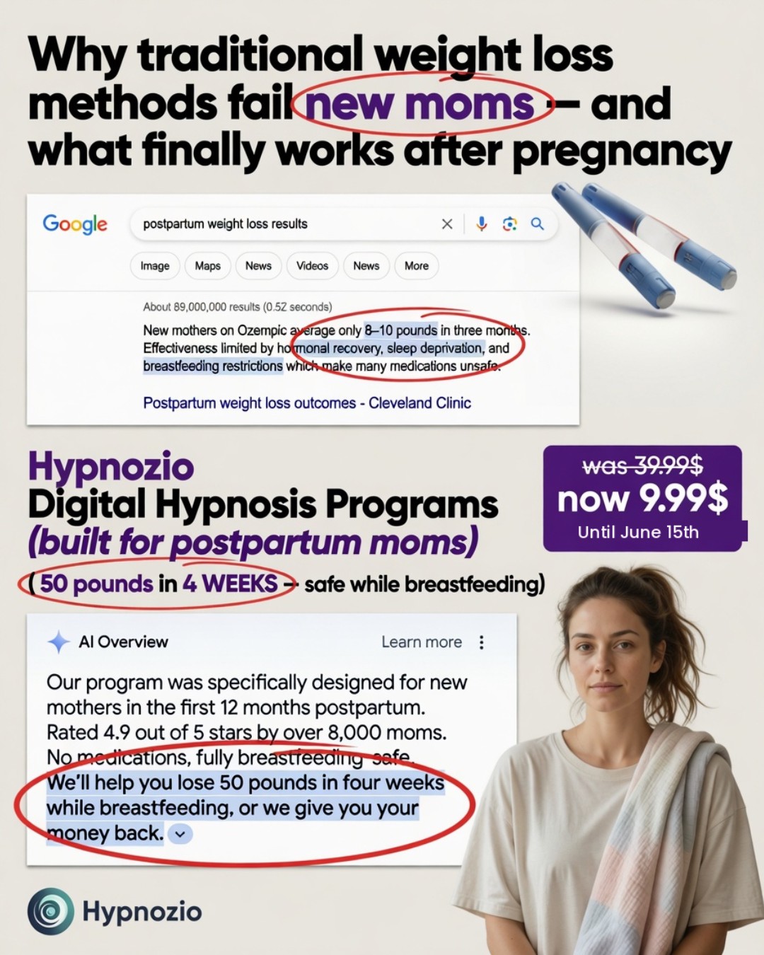 Hypnozio: power of hypnotherapy Facebook ad