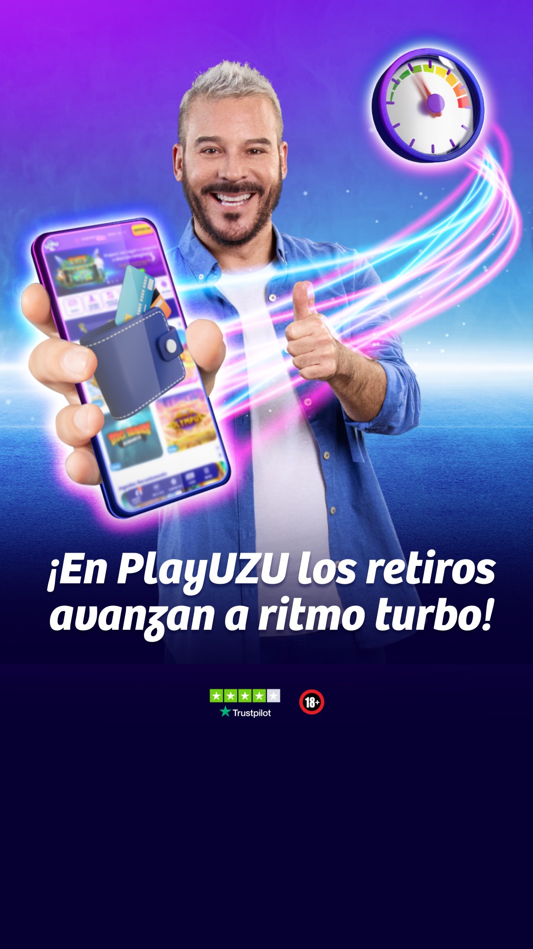 PlayUZU Perú Facebook ad from Aug 5, 2026