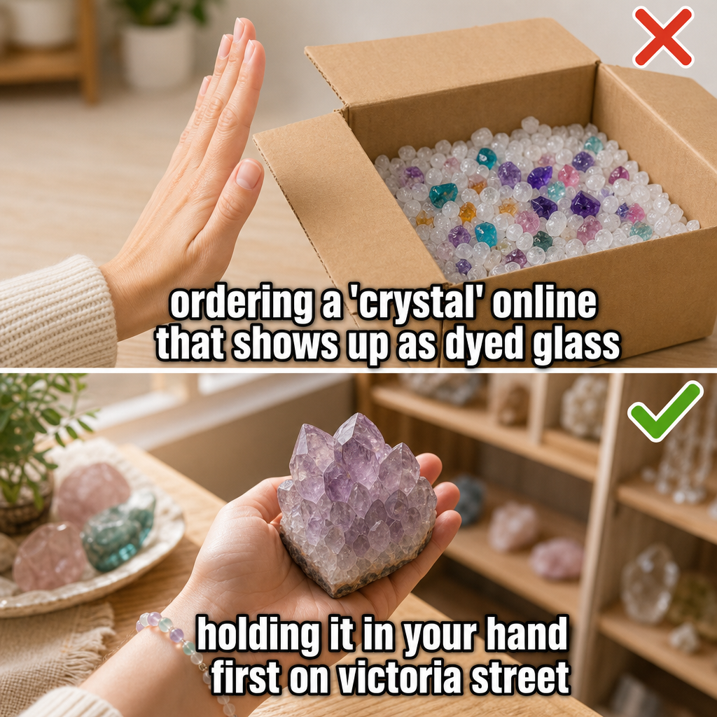 The Rock Space Facebook ad: Hold something real. Open 7 days.