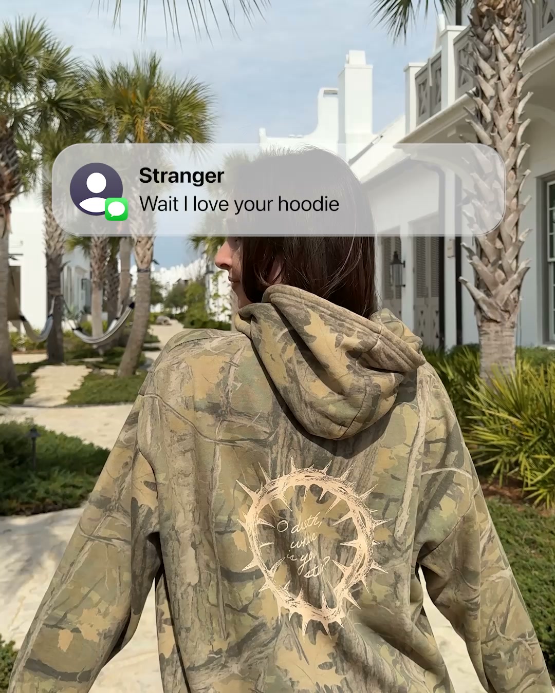 Elevated Faith Facebook ad: A Hoodie That Says It for You
