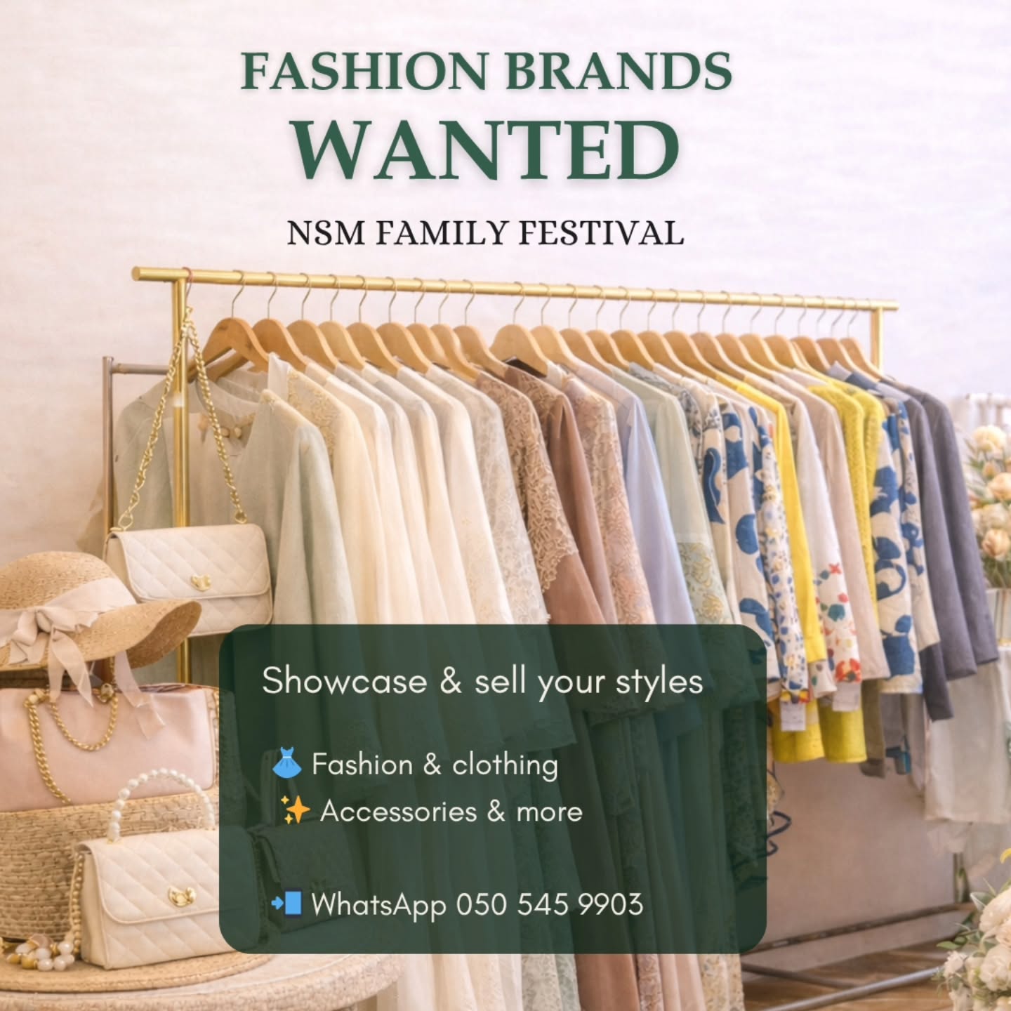 NSM Women In Business Facebook ad: Calling all fashion brands, this is your moment…