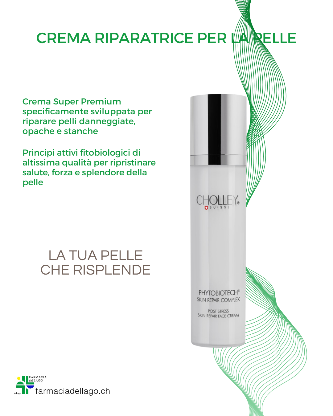 Farmacia del Lago Facebook ad: Scopri l’eccellenza della cosmesi svizzera: i prodotti…