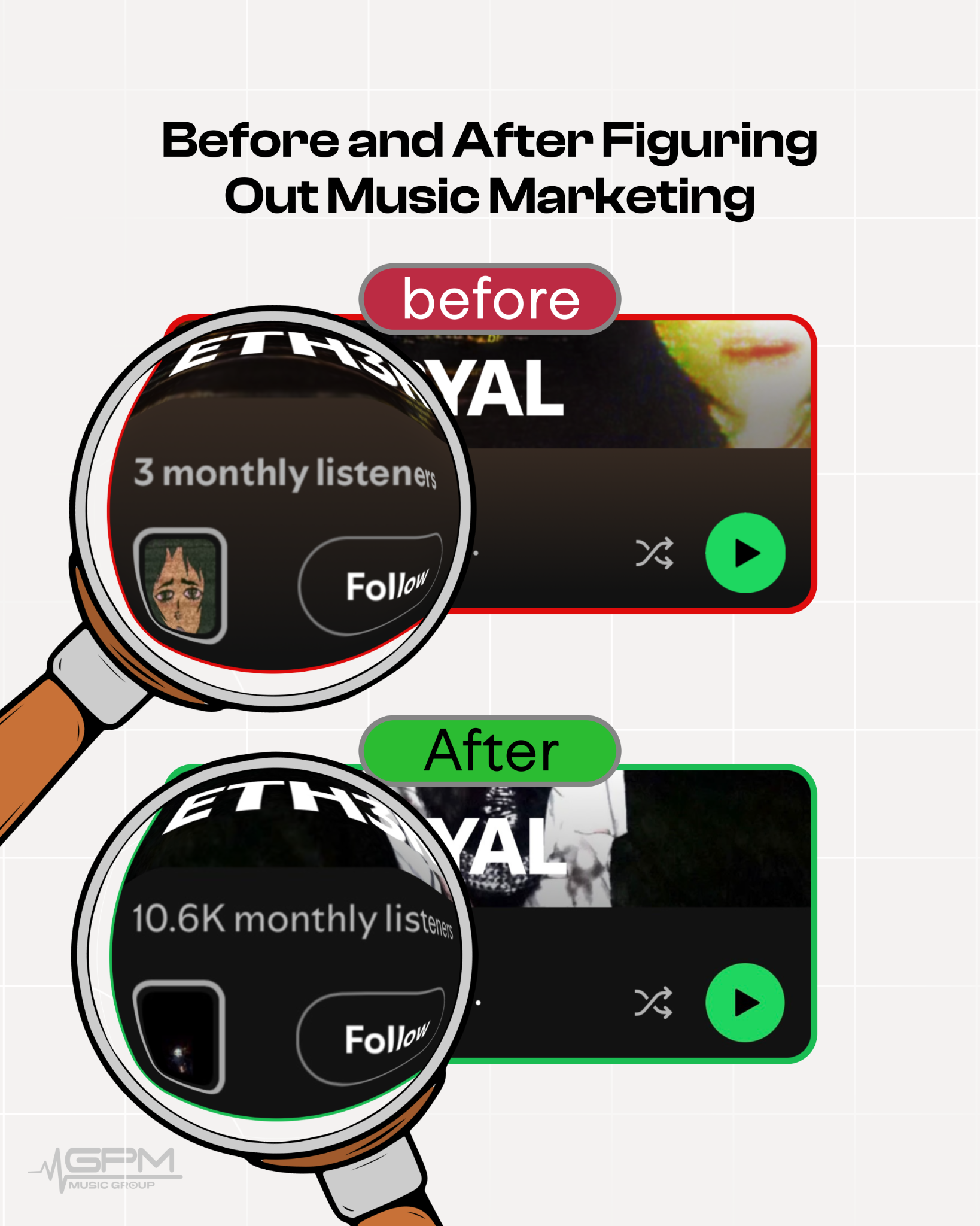 GPM Music Group Facebook ad