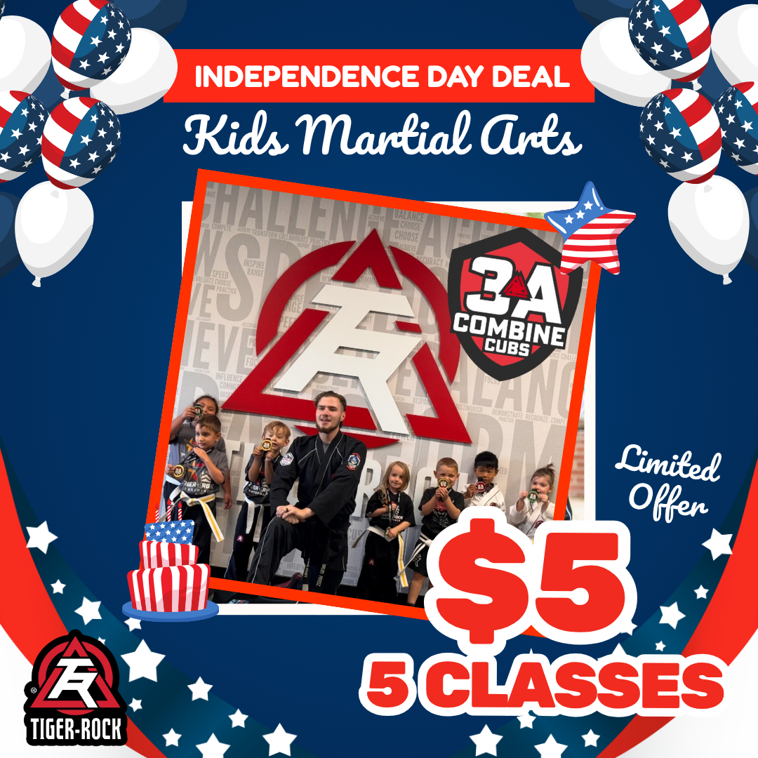 Tiger Rock Martial Arts - Fountain Facebook ad: Confidence Starts This July 4th!