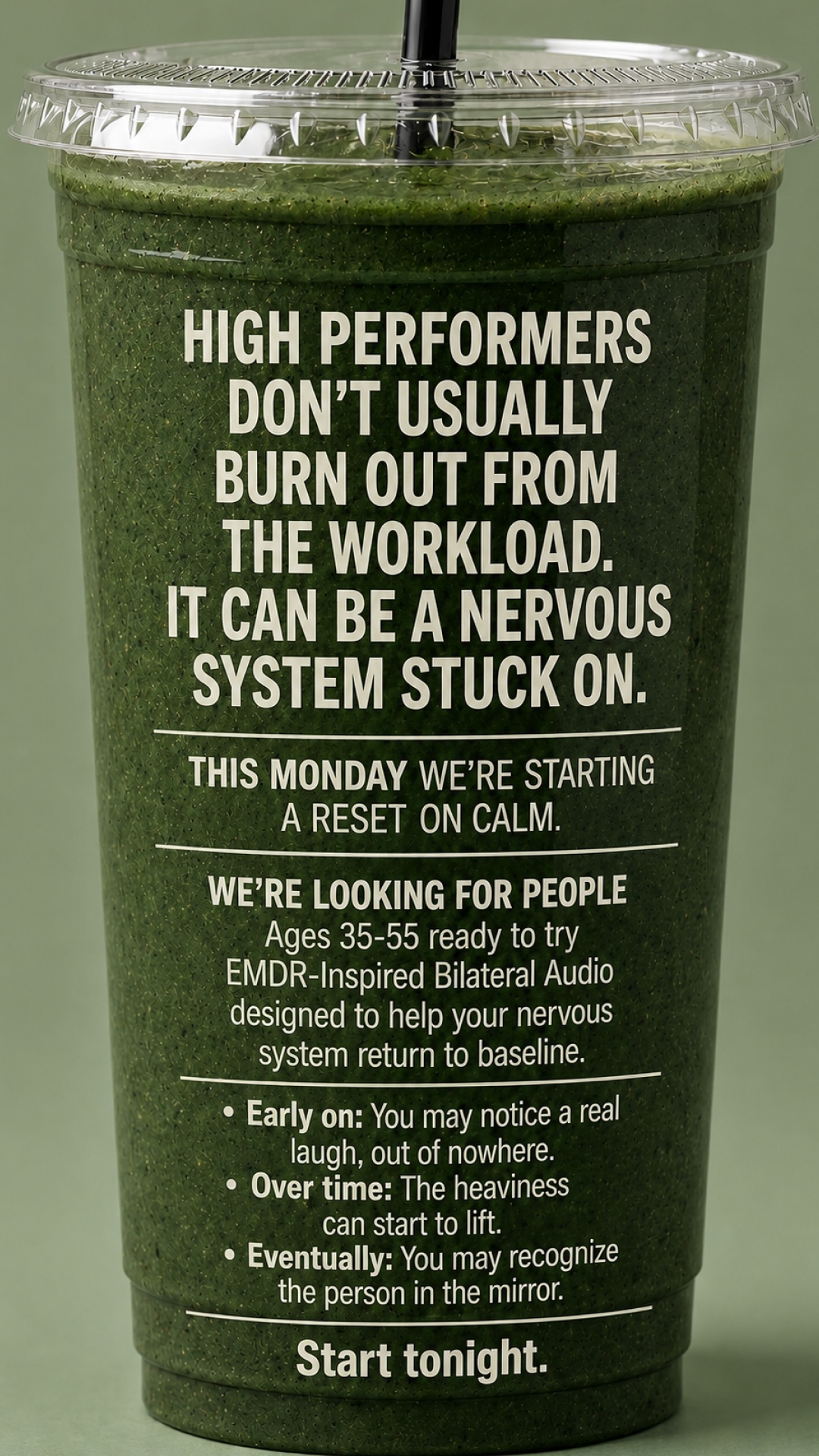Calm Facebook ad