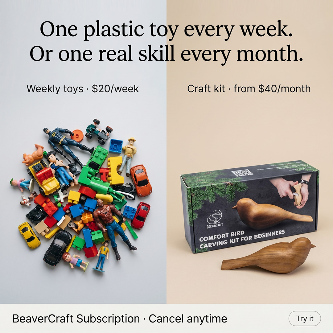 BeaverCraft Facebook ad