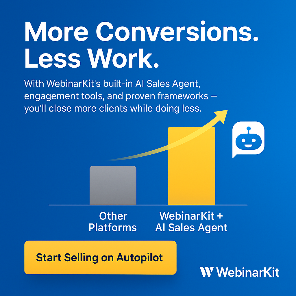 WebinarKit Facebook ad