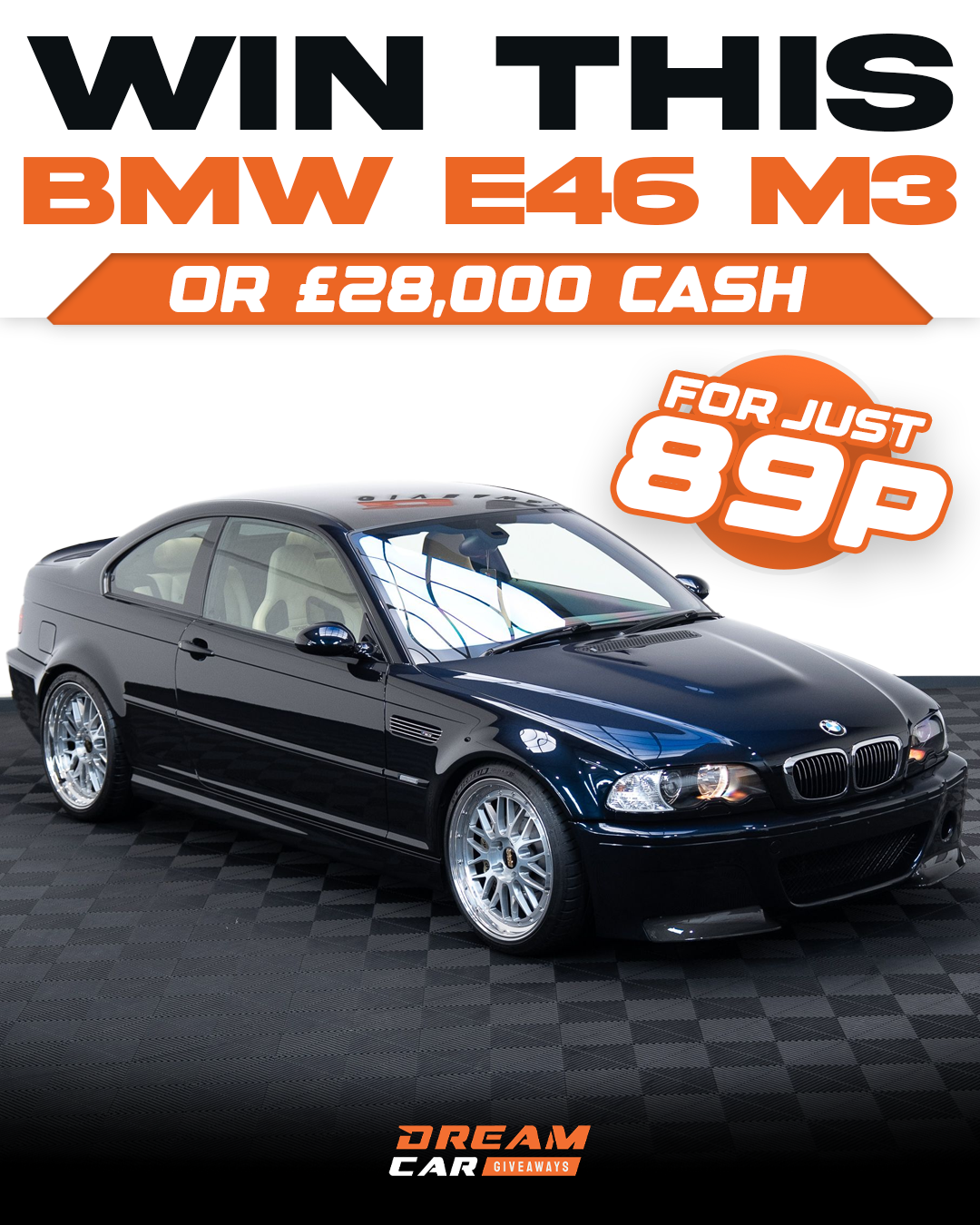 Dream Car Giveaways Facebook ad