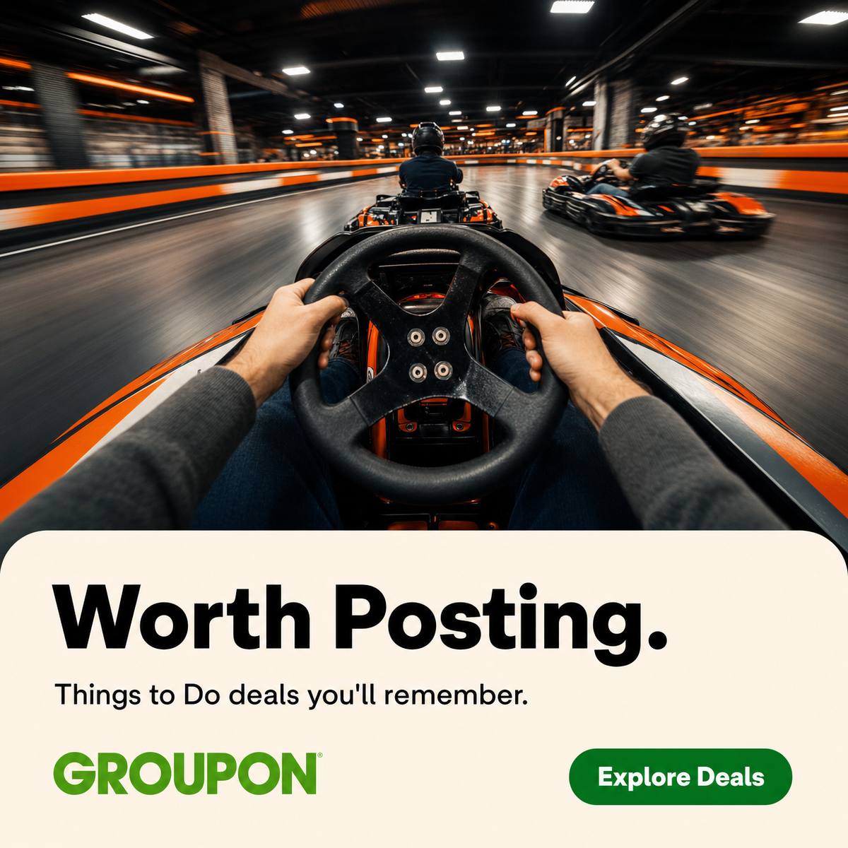 Groupon Facebook ad