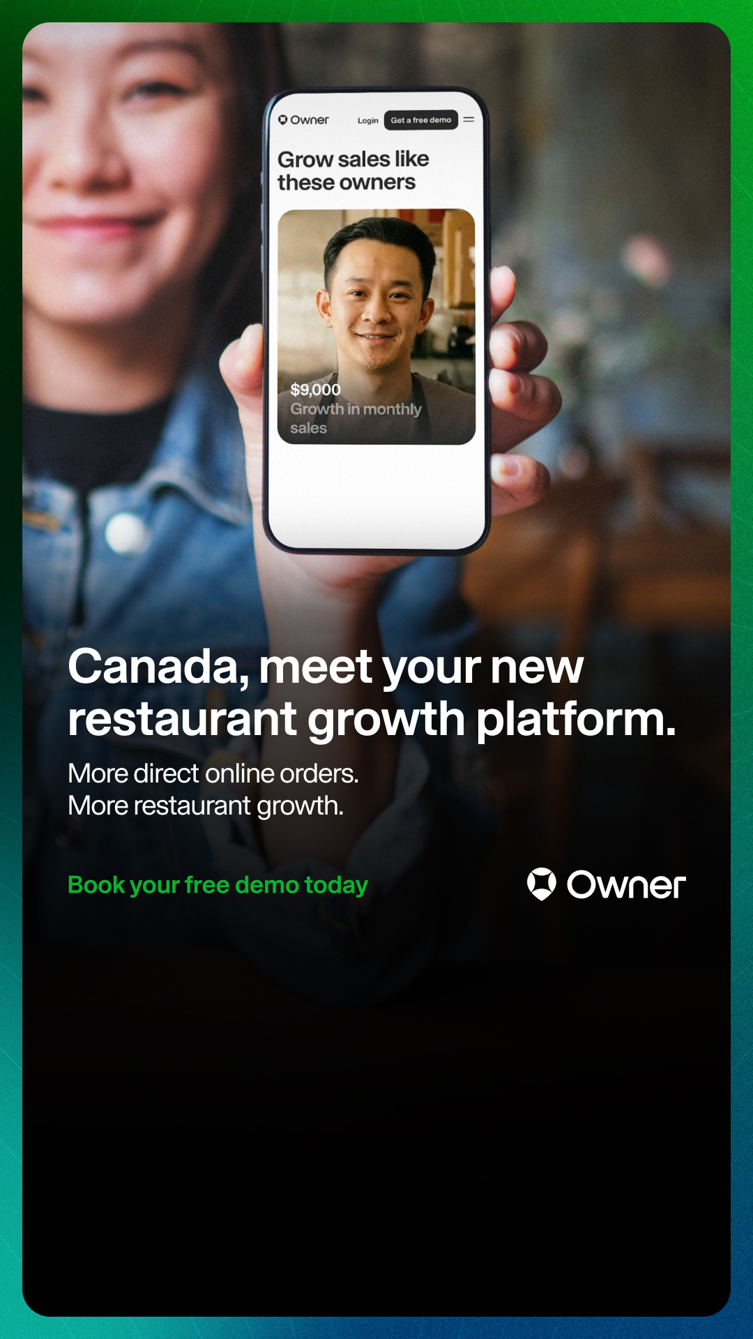 Owner.com Facebook ad