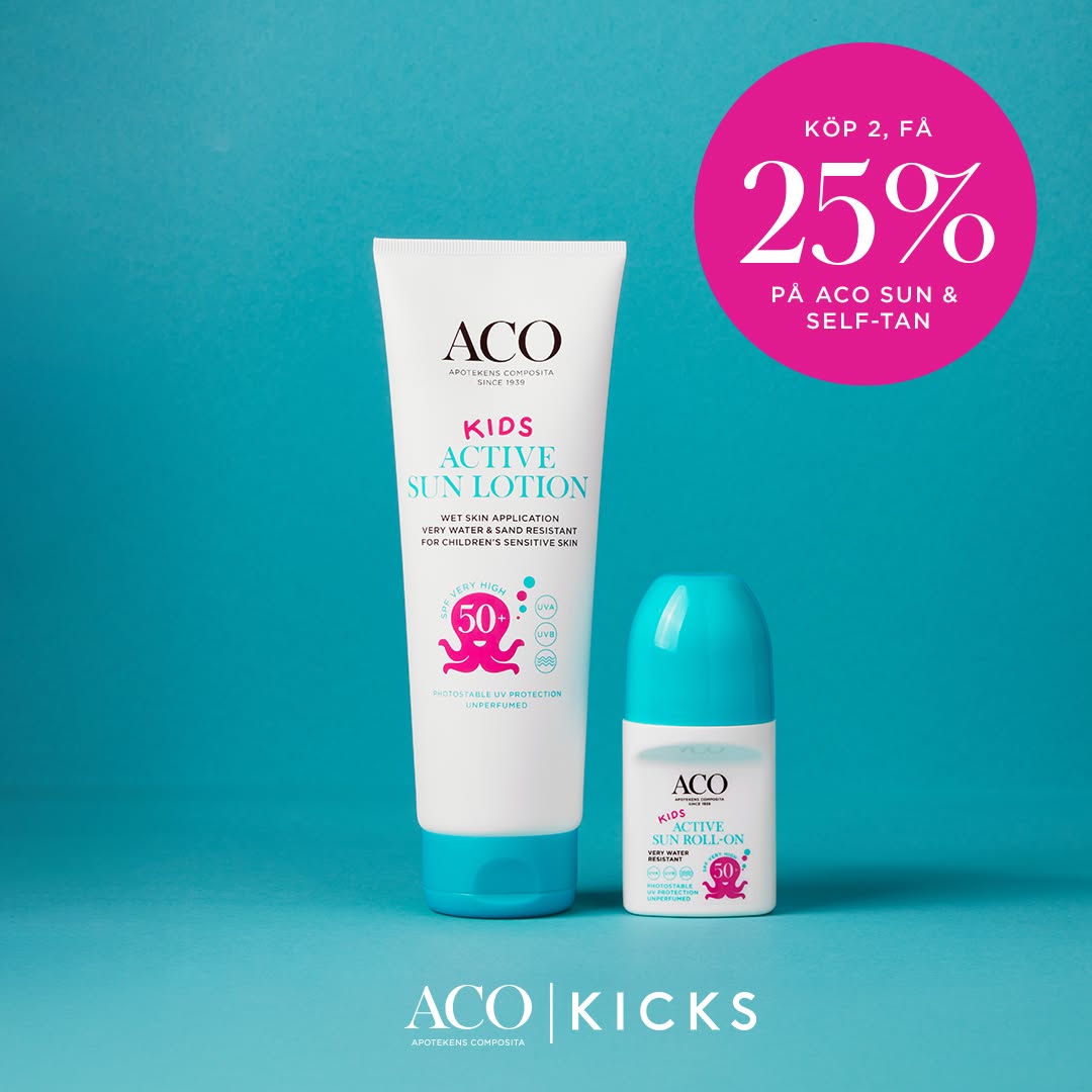 ACO Facebook ad: 2 för 25%