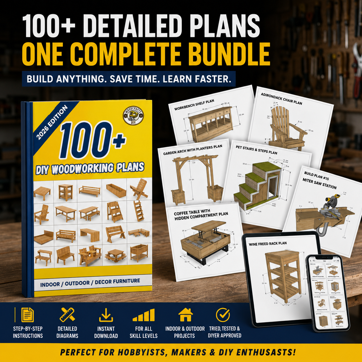 WoodCrafts DIY Facebook ad