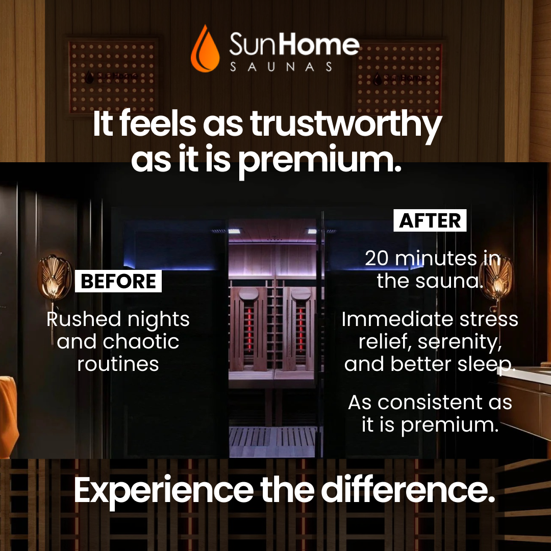 Sun Home Saunas Facebook ad