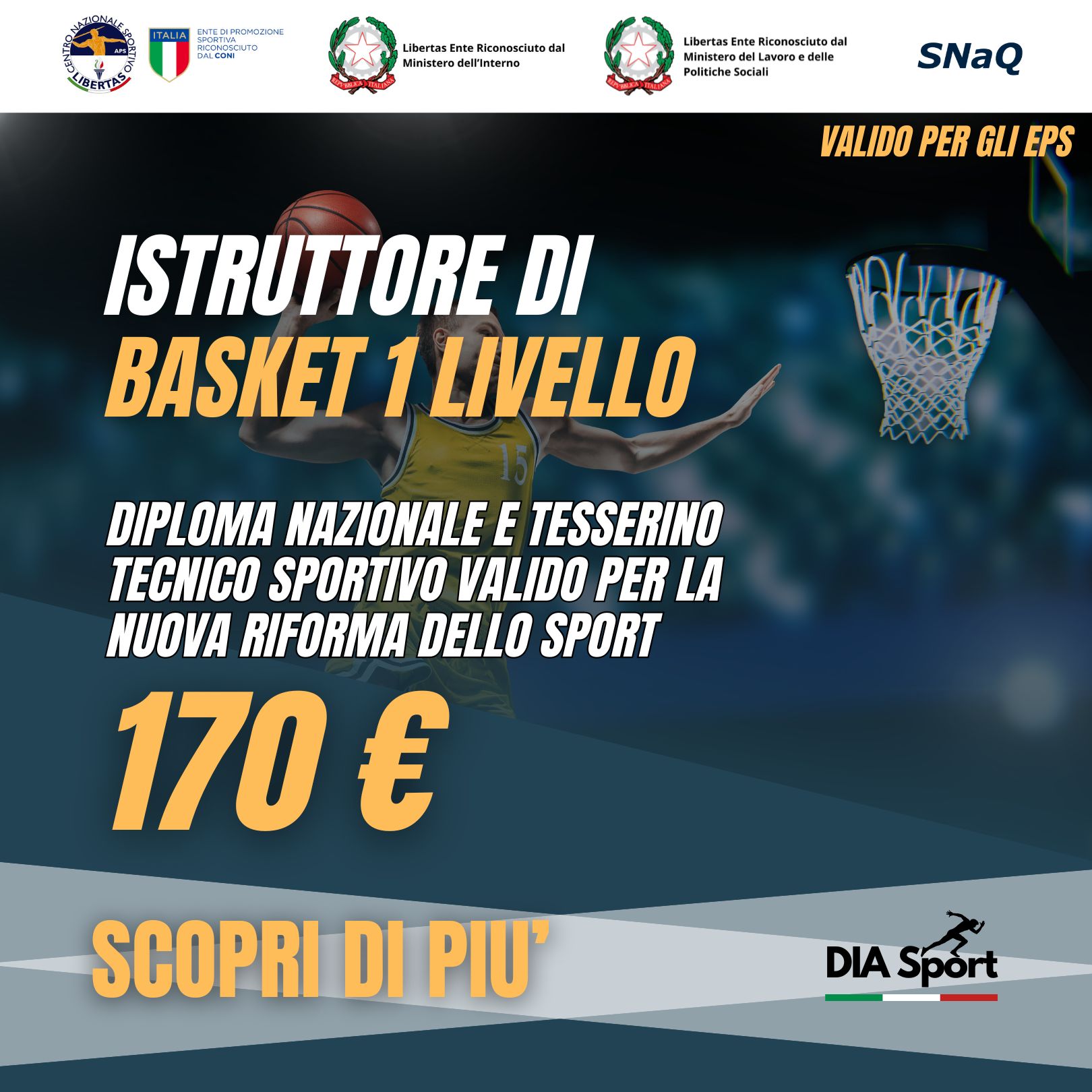 DIA Sport Facebook ad