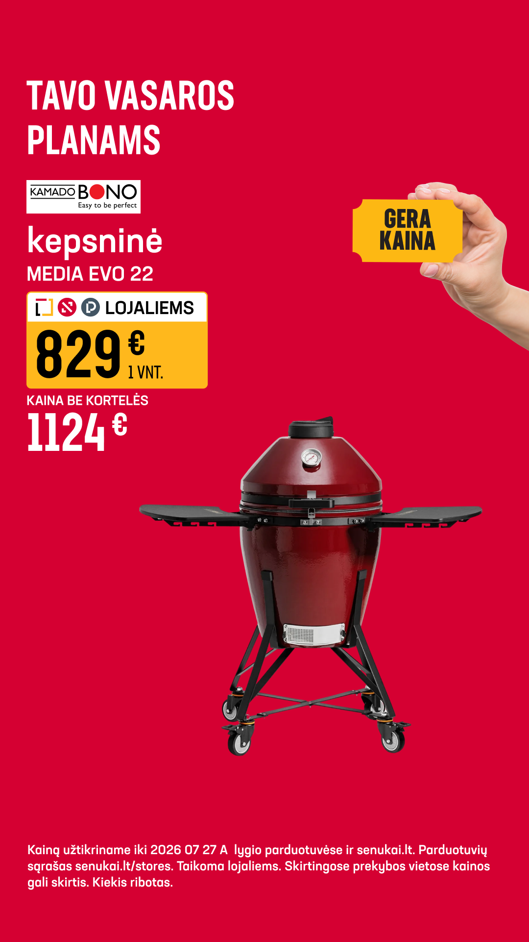 Senukai Facebook ad