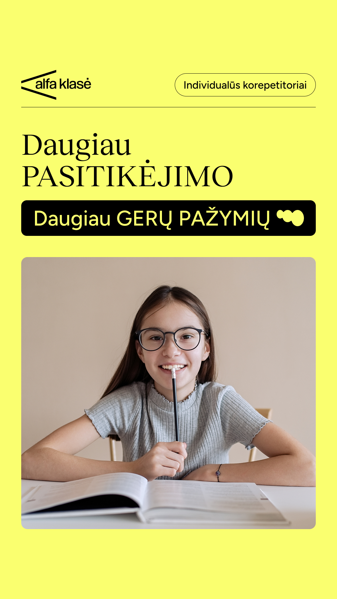 Alfa Klasė Facebook ad