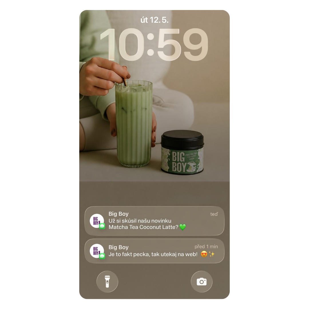 BIGBOY.cz - Neodoláš, no a co? Facebook ad: NOVINKA: Kokosové Matcha Latte je tu!