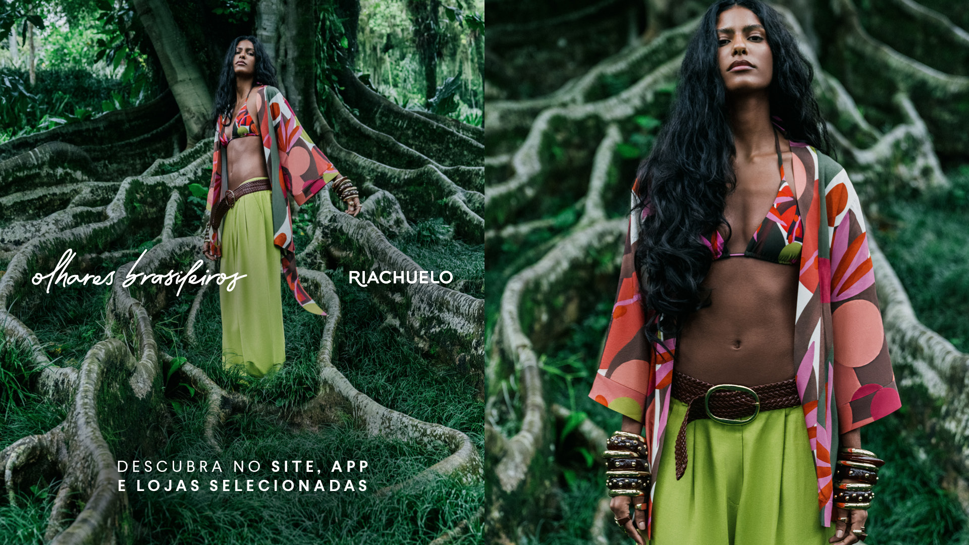 Riachuelo Facebook ad: Olhares brasileiros. 