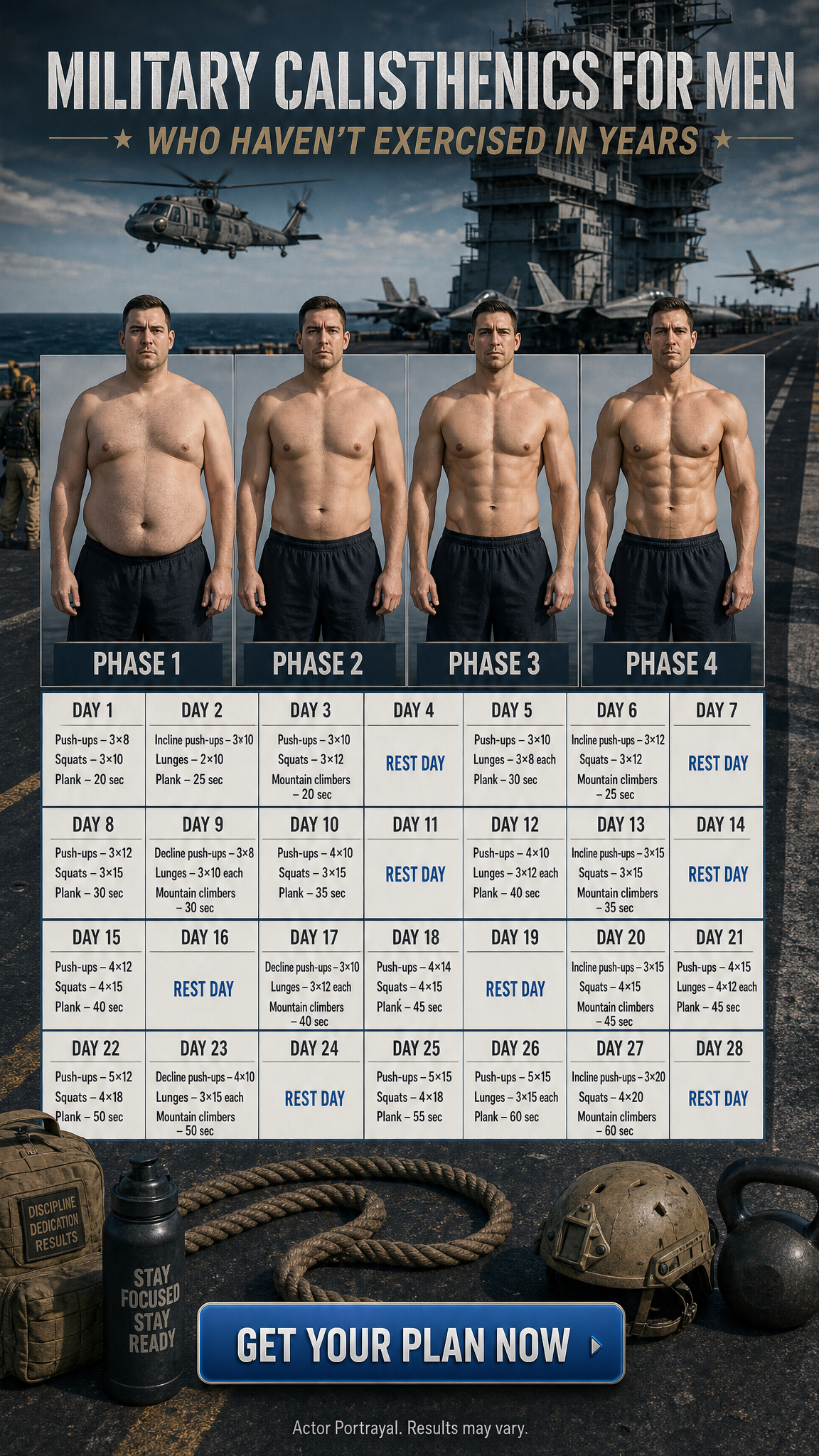 28 Day Challenge Facebook ad