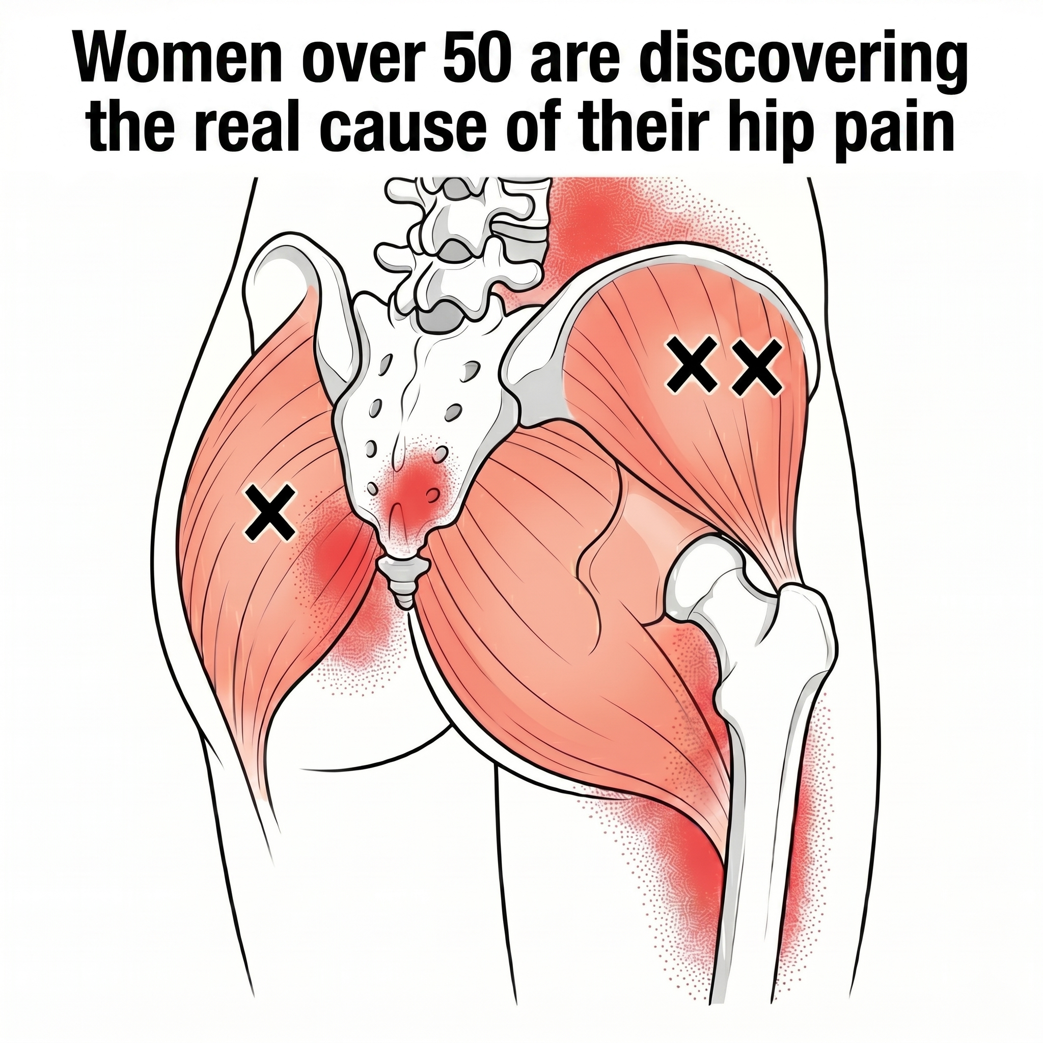 Nora Wilson Facebook ad: Your hip pain isn't ageing, it's this hidden menopause…