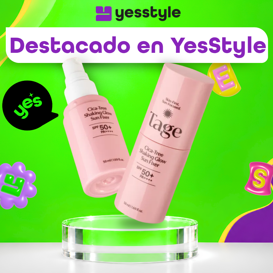 YesStyle Spain Facebook ad: Fija, protege e ilumina, hasta un 50 %…