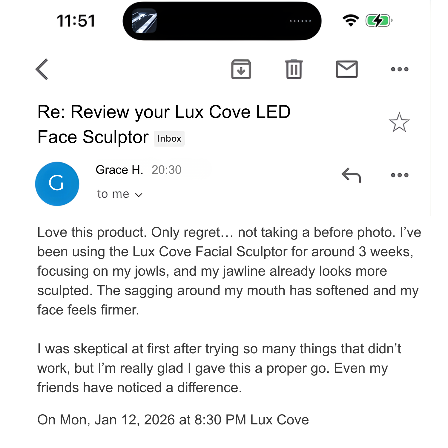 Lux Cove Facebook ad